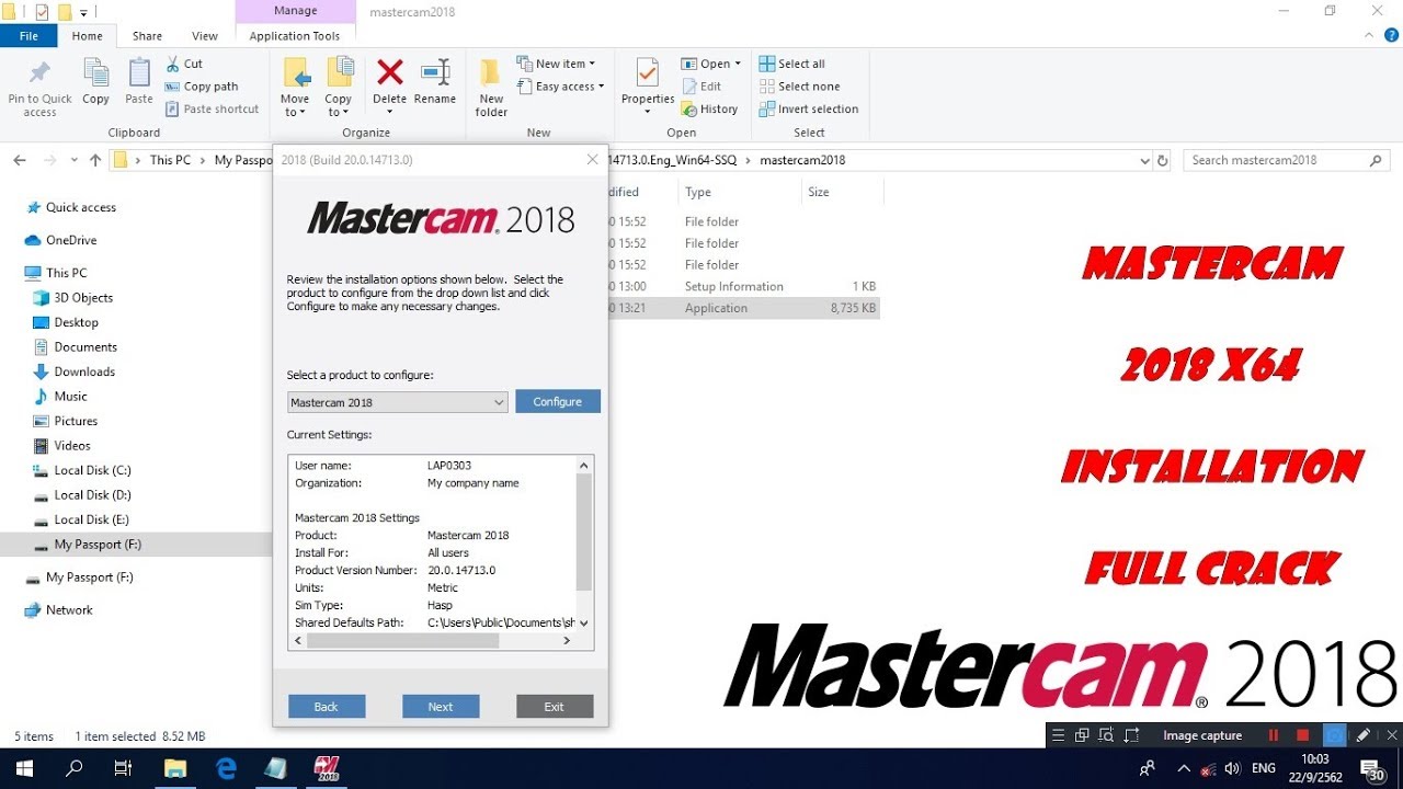 how to install mastercam v9 in windows 7